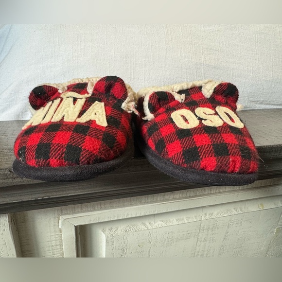 Target | Buffalo Check Nina Oso (Girl Bear) House Slipper | Size 13-1 - Picture 2 of 5